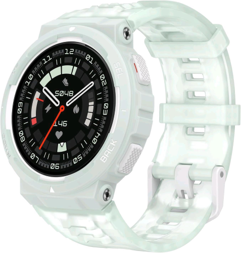 AMAZFIT ACTIVE EDGE SMARTWATCH 1.32" TFT 46mm SPORT E FITNESS Ai HEALT COACH GPS 10 ATM ITALIA MINT GREEN